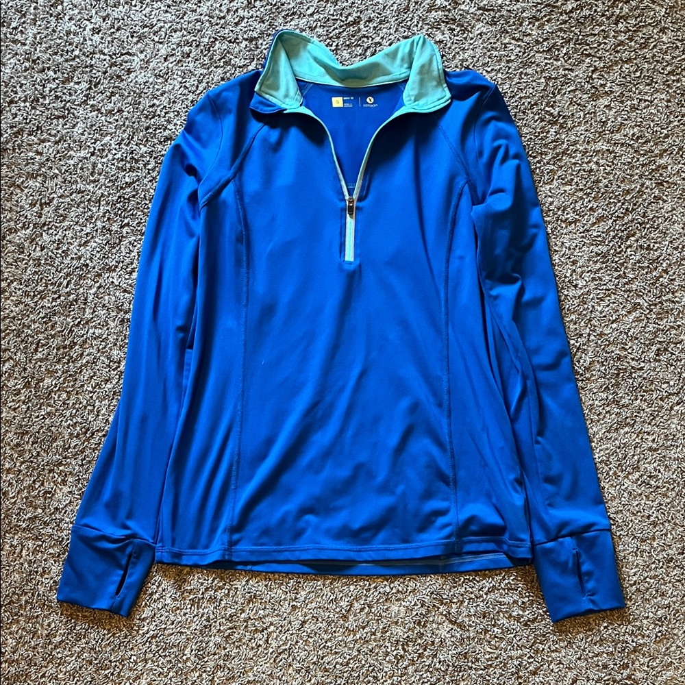 Xersion Vibrant Blue Quarter-Zip Pullover